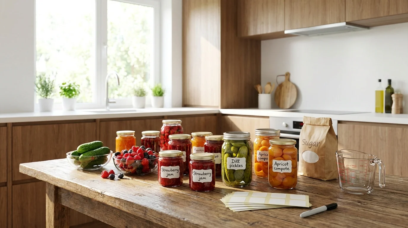 How Many Jars and How Much Sugar You Need for Preserves: 2026 Season Calculator & Checklist