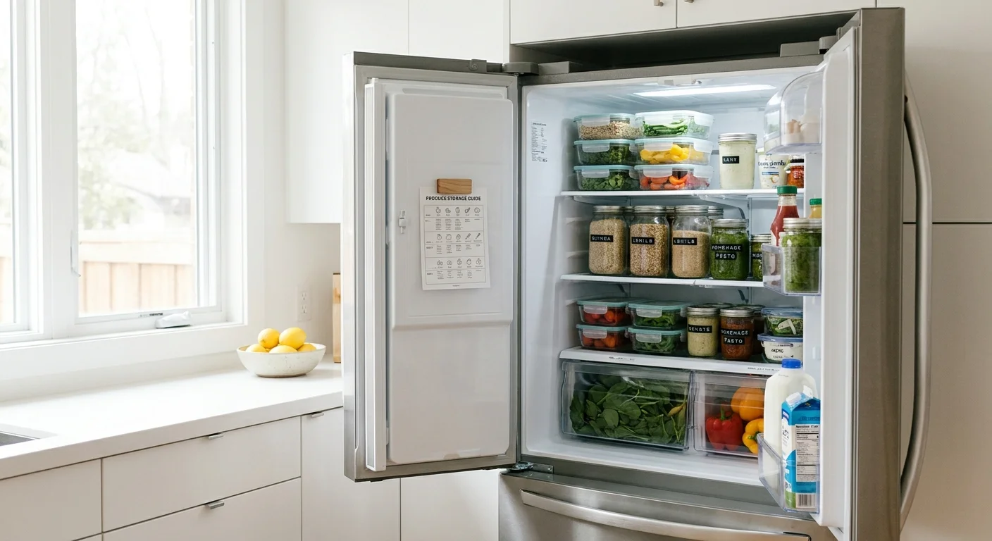 Durées de conservation des aliments : aide-mémoire-tableau pour réfrigérateur et congélateur