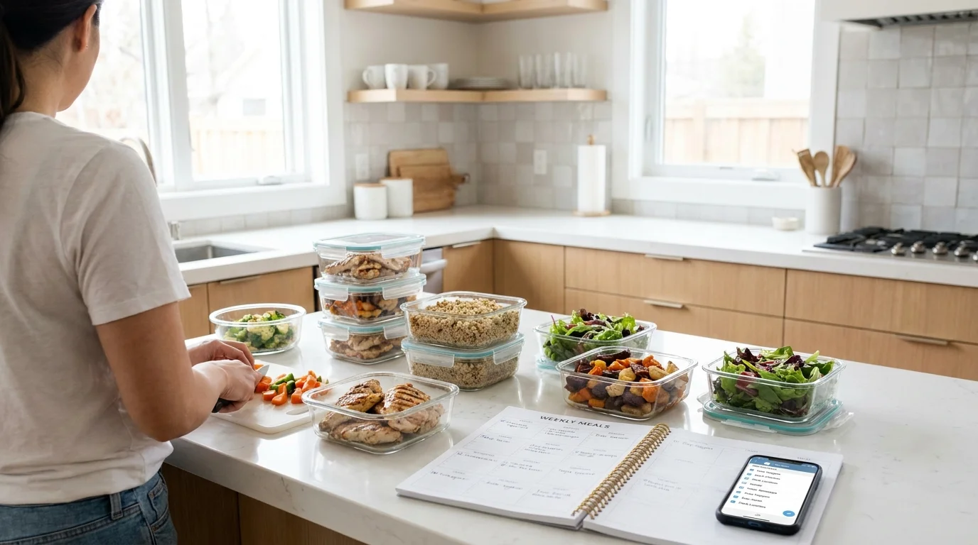 Vorbereitung für die Schulwoche: Meal-Prep für Eltern ohne Stress