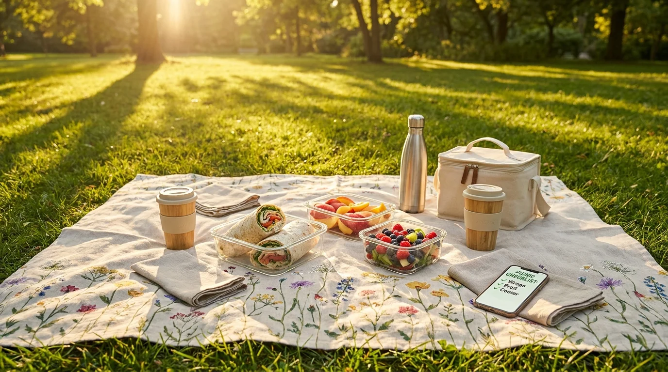 Einkaufsliste für das letzte Sommerpicknick 2026: praktische Checkliste