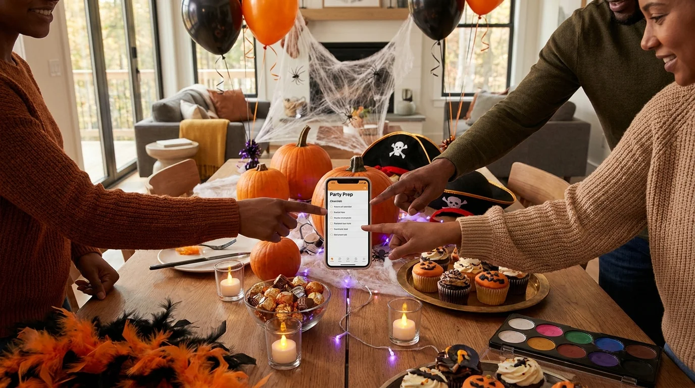 Komplette Checkliste für die Halloween-Party 2026: Einkäufe, Deko und Leckereien