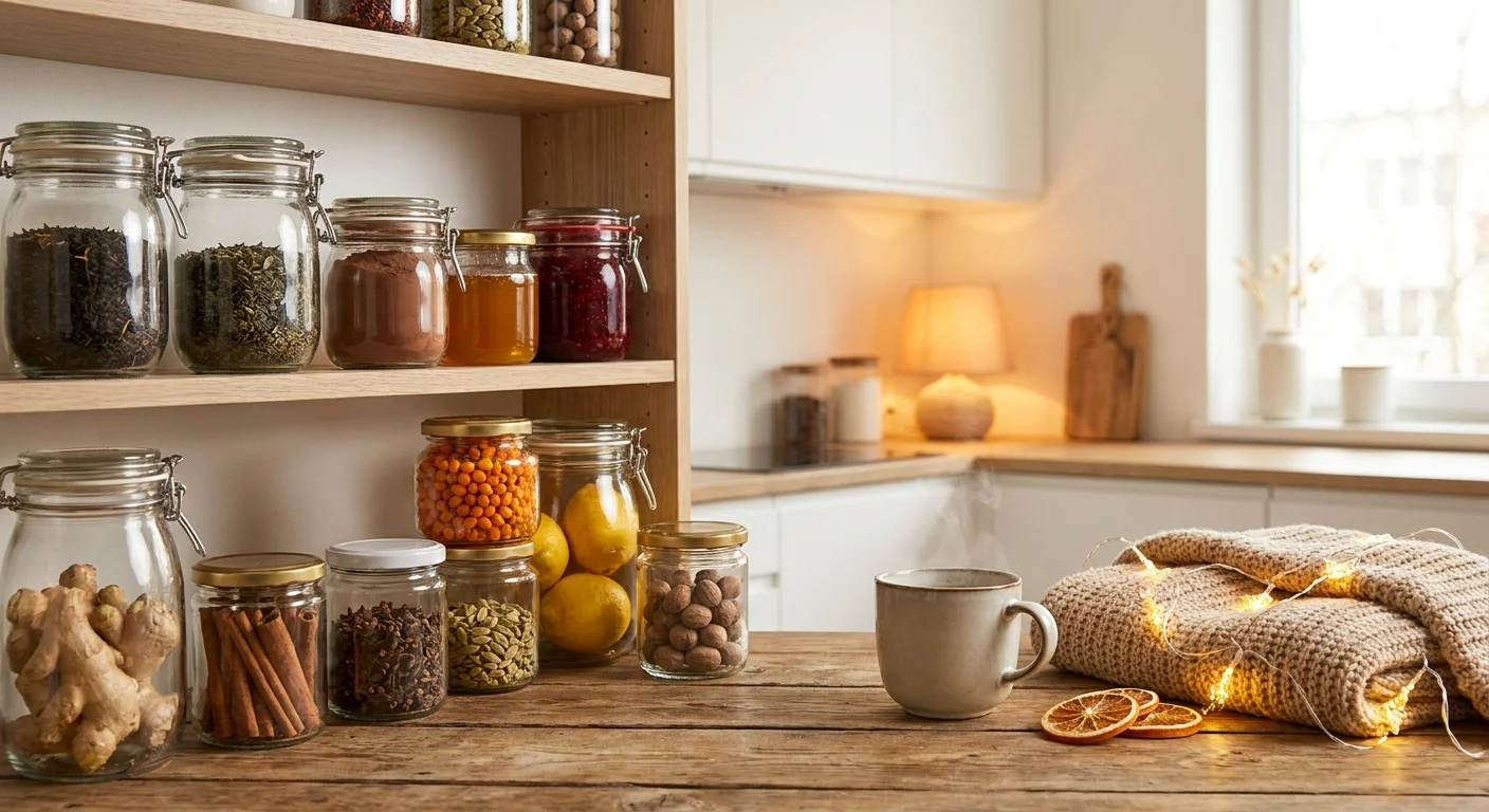 Preparamos el «estante de invierno»: un set para bebidas calientes y noches acogedoras