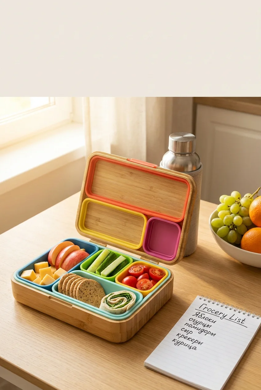 Was dem Kind für die Schule mitgeben: Snackplan für die Schulwoche und eine Einkaufsliste