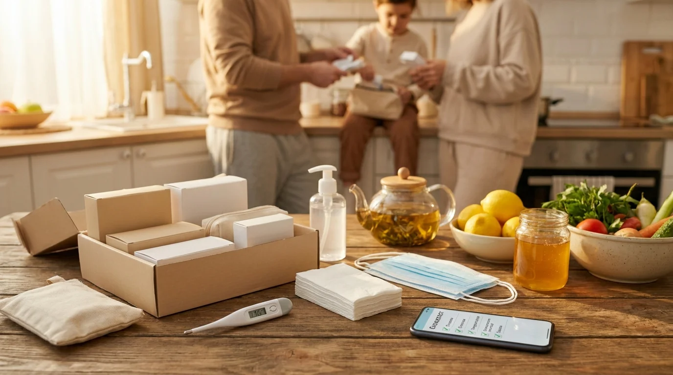Kit de primeiros socorros caseiro para a temporada de IRA: lista de compras para a família em outubro