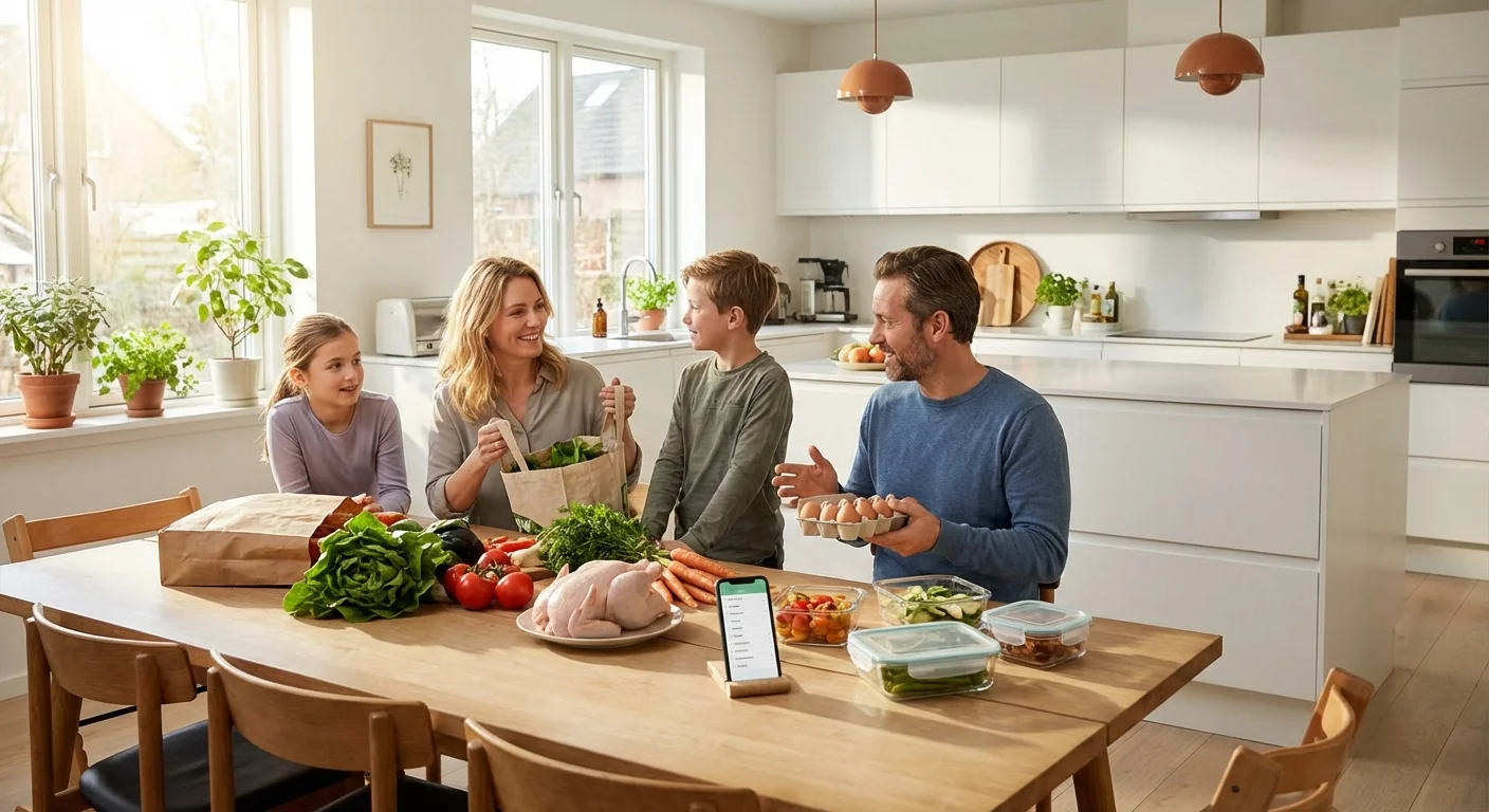 Wie eine 4-köpfige Familie bei Lebensmitteln sparen kann: Ein praktischer Plan ohne unnötige Einschränkungen