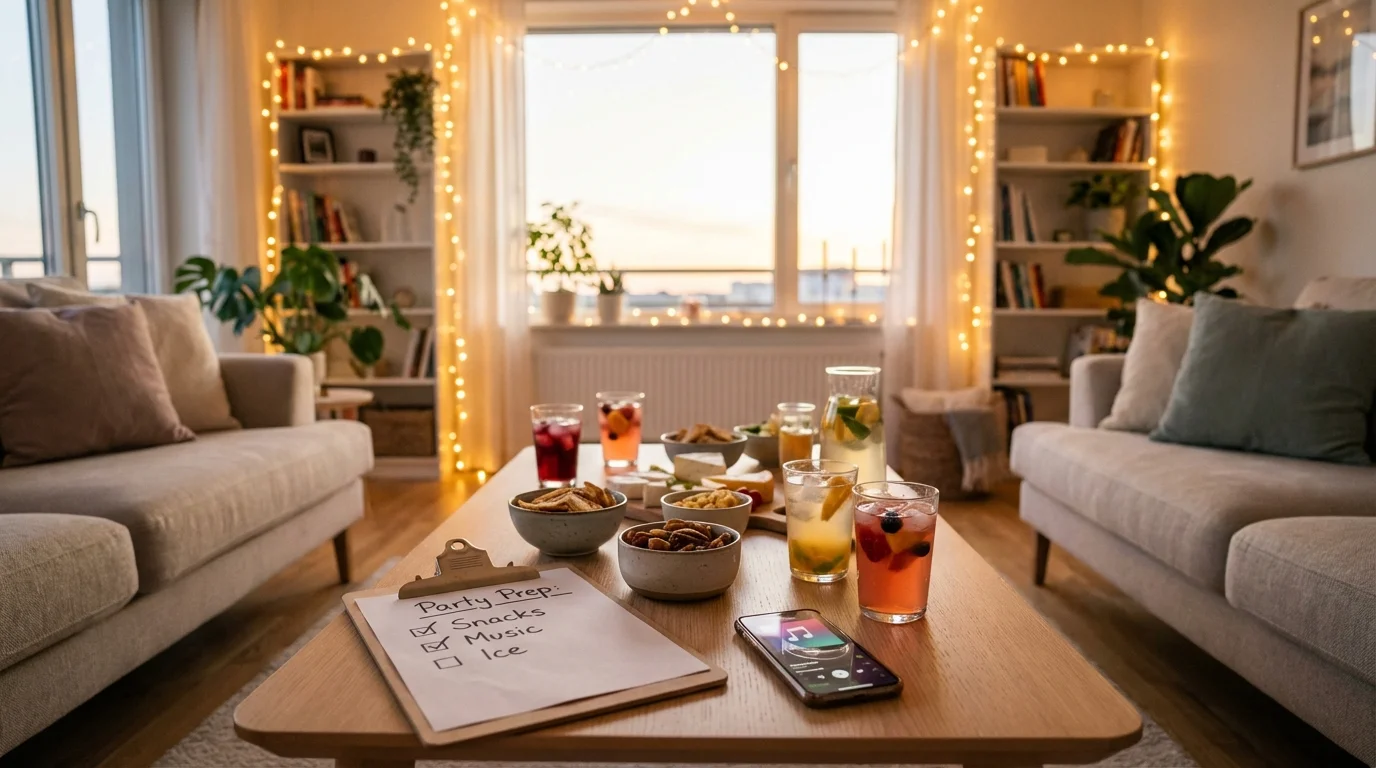 Wie man eine Party organisiert und nichts vergisst: Ein einfacher Plan und Checkliste