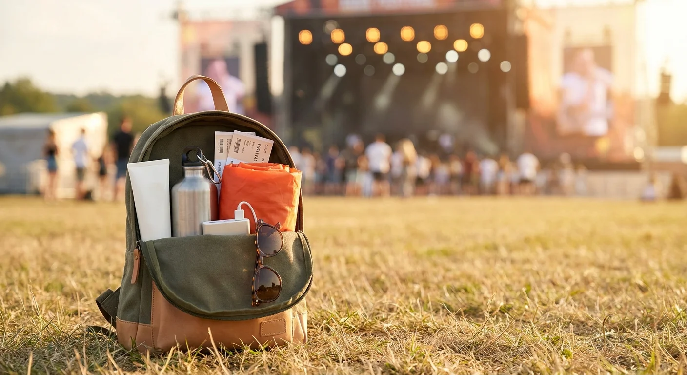 Que prendre pour un festival et un open-air en 2026 : une liste compacte sans superflu