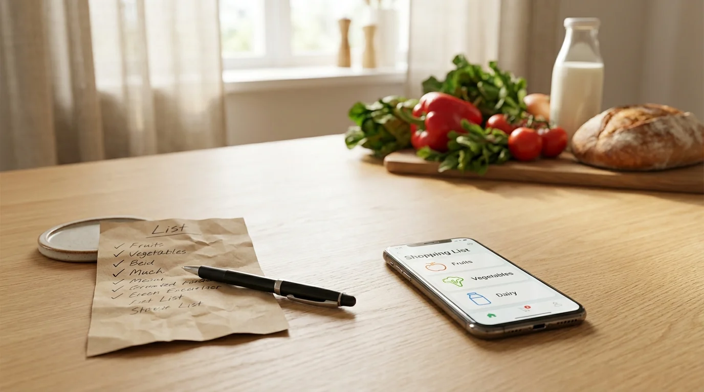 Lista cartacea vs app: cosa è più efficace per gli acquisti