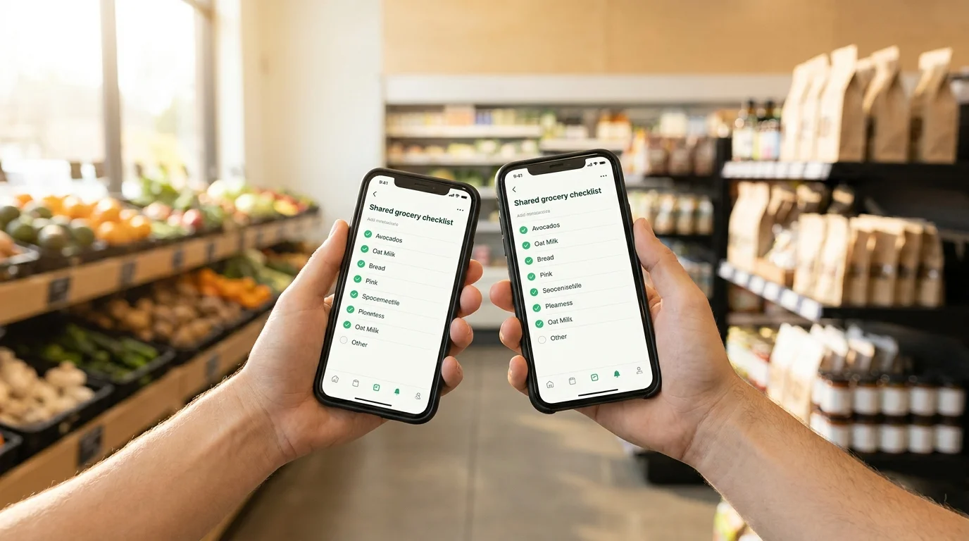 Come condividere la lista della spesa tra due telefoni senza confusione: guida passo passo